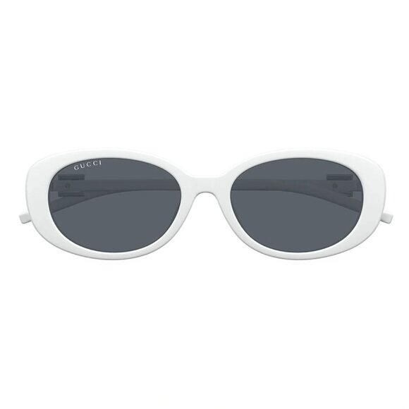 NEW GUCCI SUNGLASSES WHITE WOMEN EYEWEAR GUCCI - Picture 2 of 3